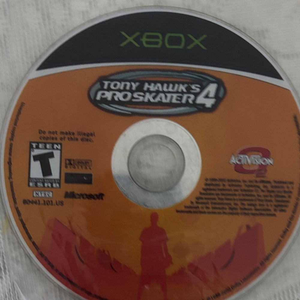 XBOX-GAME. Tony Hawk's Pro Skater # 4